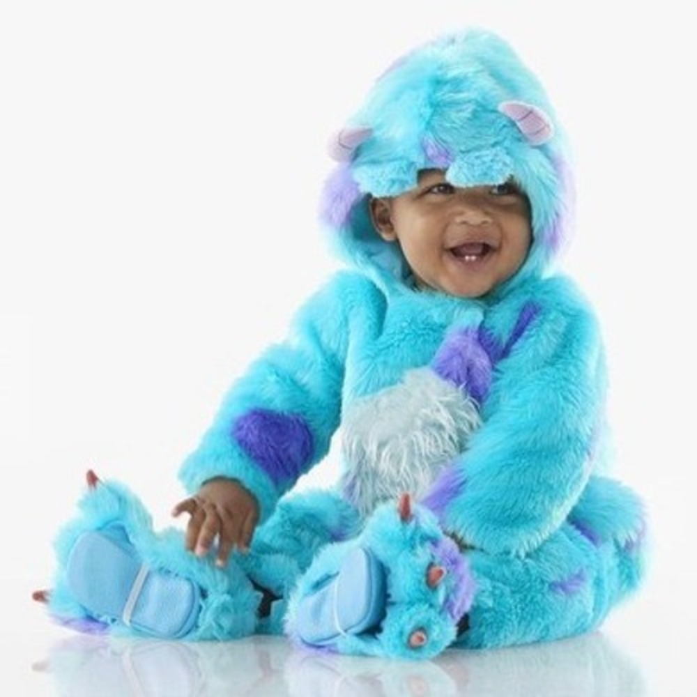 Pottery Barn Kids Disney Pixar Monsters Inc Sulley Halloween Costume 6-12 Months